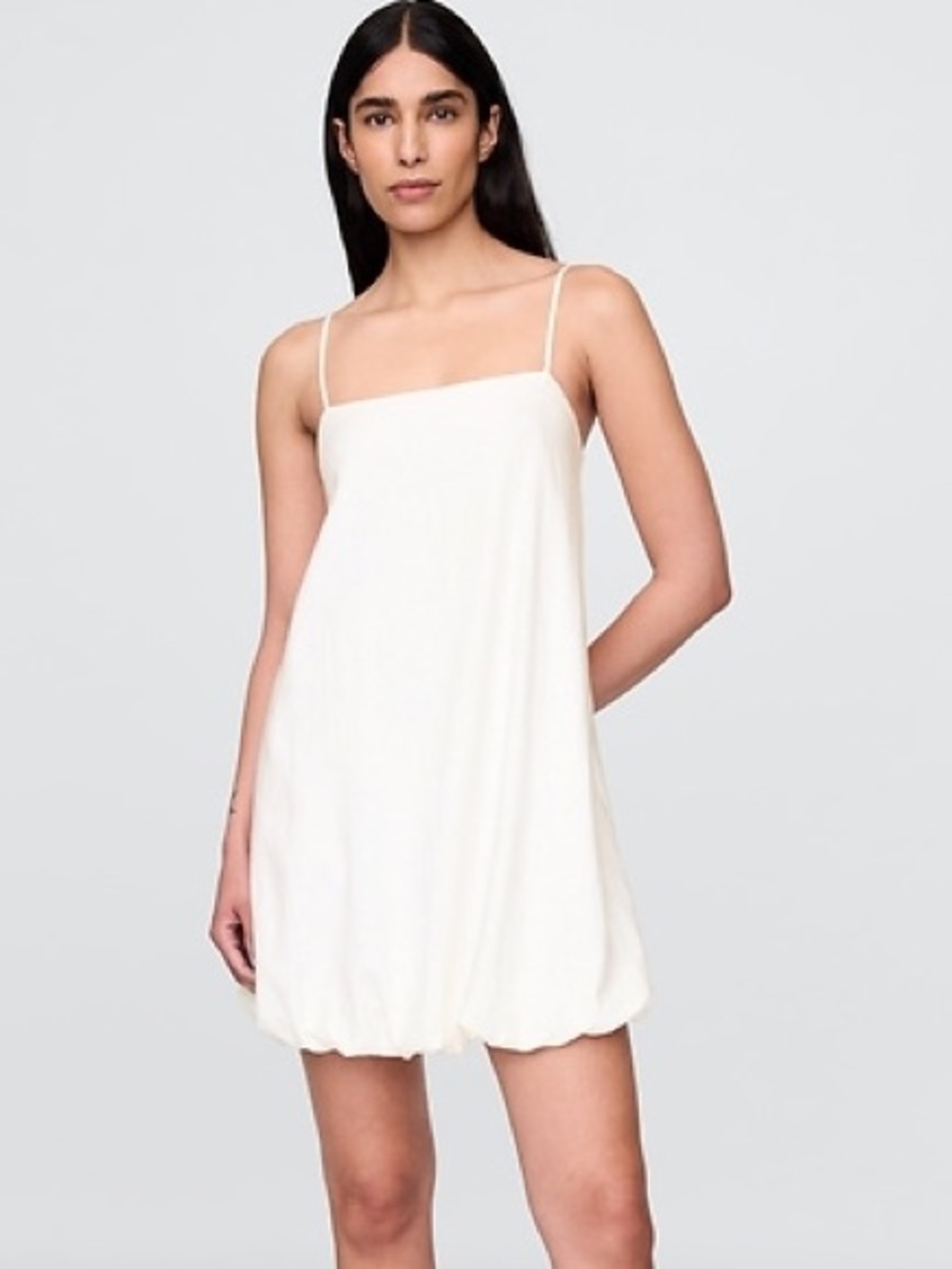 Gap linen bubble dress
